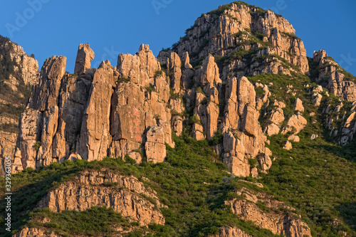 Cliff of Beiyue Hengshan china photo
