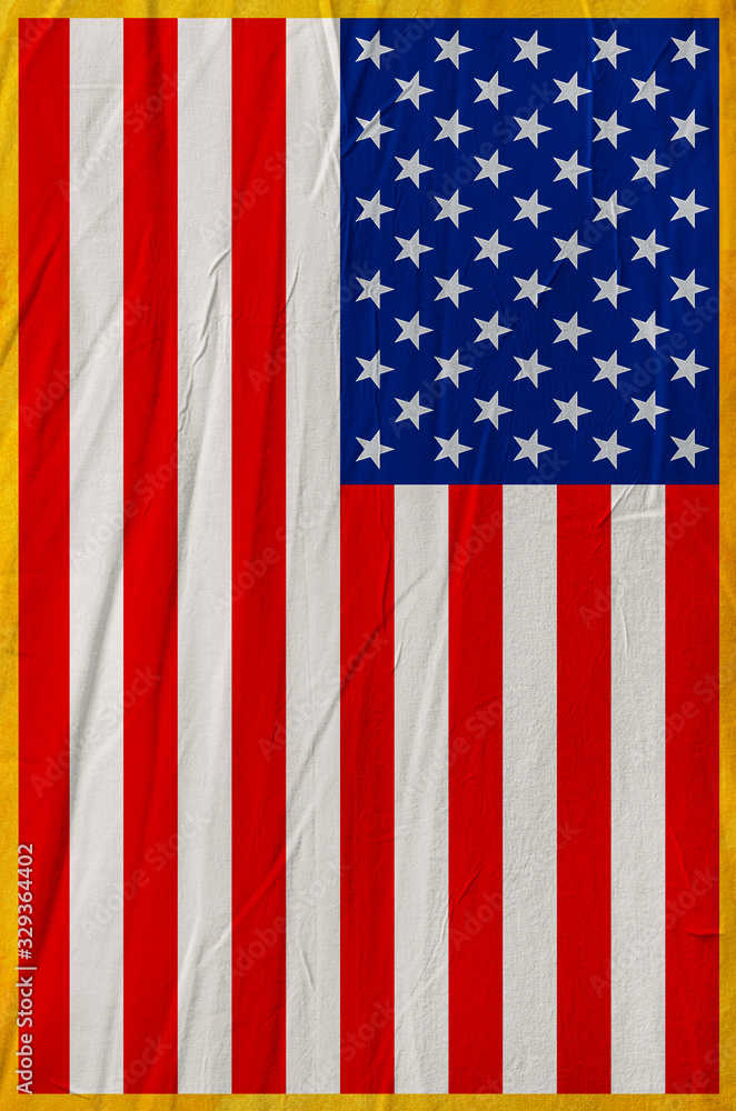 Fototapeta premium Grunge USA Flag background texture