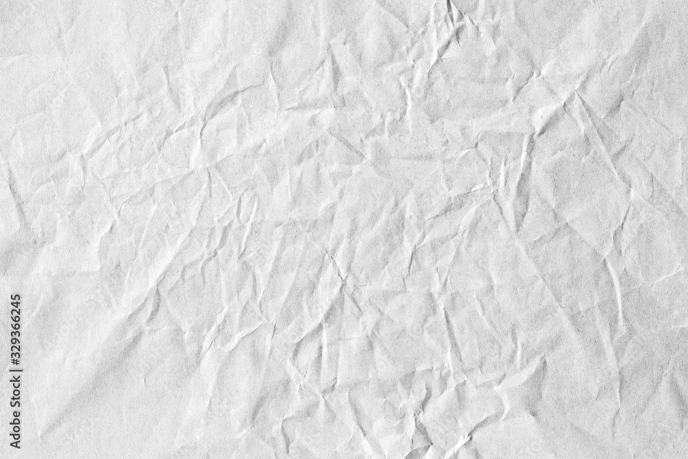 Naklejka premium Grey crumpled background paper texture
