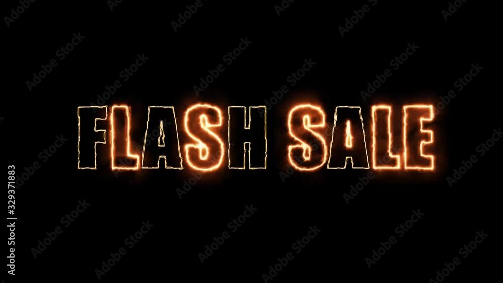 flash sale fire mark glow end offset 2 second  banner and advertisement