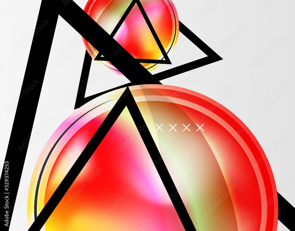 Abstract background - glossy glass bubbles, abstract sphere shapes. Vector Illustration For Wallpaper, Banner, Background, Card, Book Illustration, landing page Abstract background - glossy glass bubbles, abstract sphere shapes. Vector Illustration For Wallpaper, Banner, Background, Card, Book Illustration, landing page