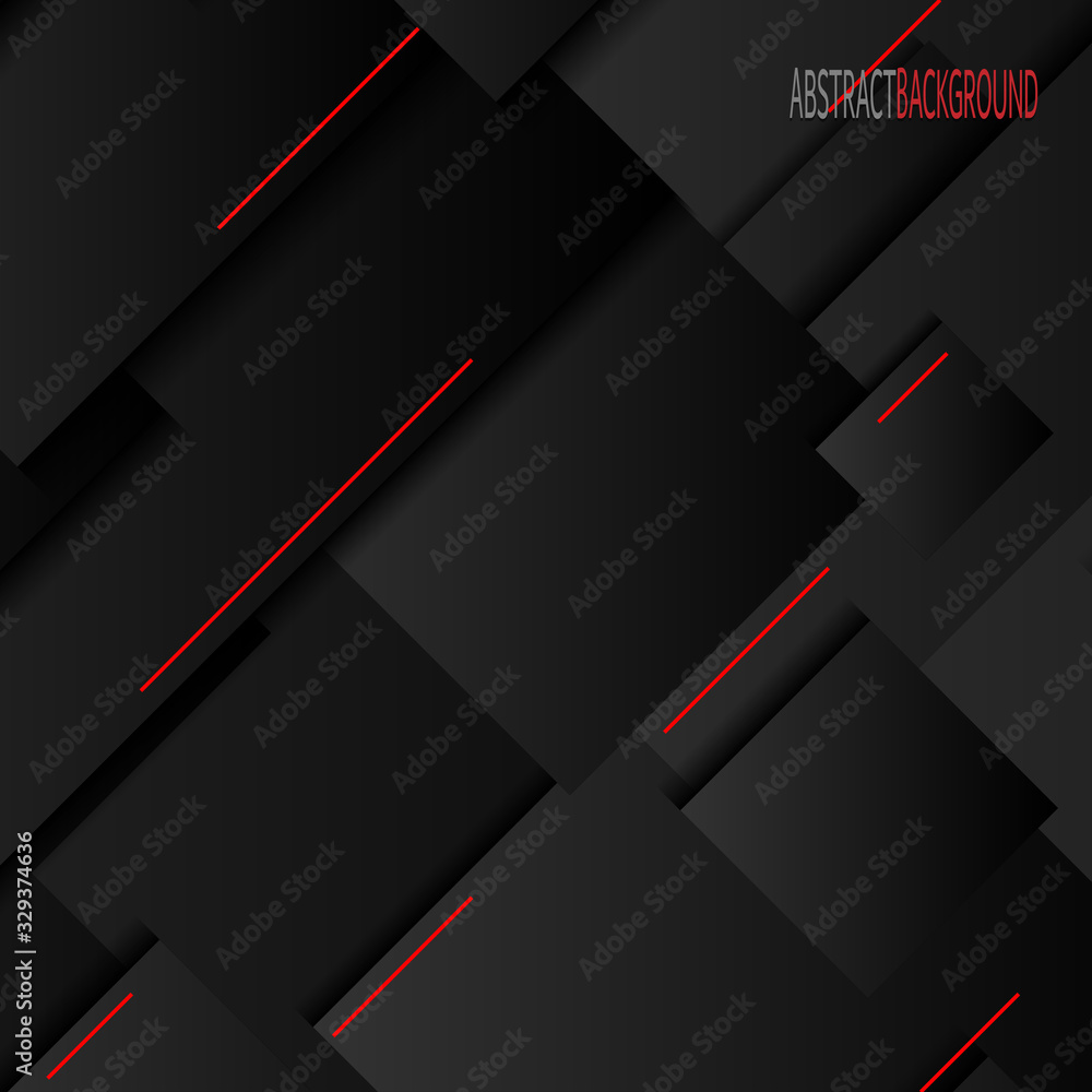 black abstract background geometric background. Modern shape concept.black background,pattern background,
