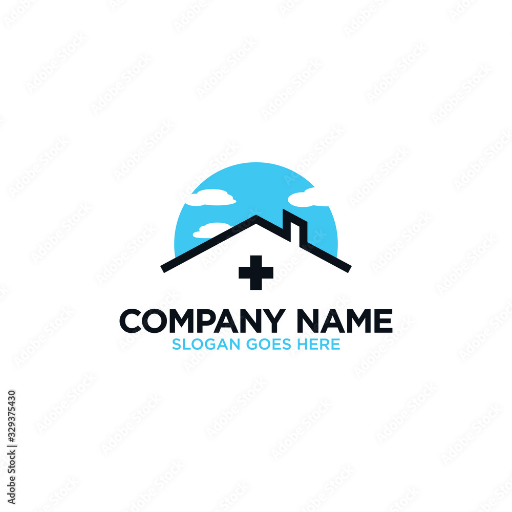 real estate logo health care design template real estate logo health care design template