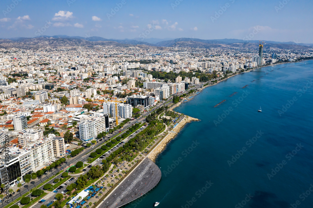 Cyprus. View of Limassol from above