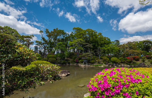 Japanese Garden in Osaka, Japan