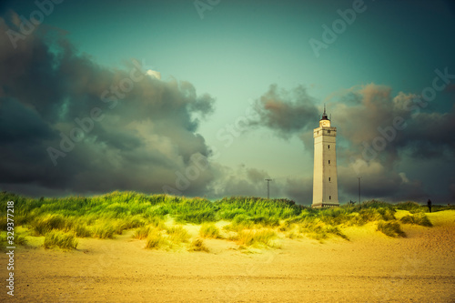 Blåvand Fyr Leuchtturm in Dänemark