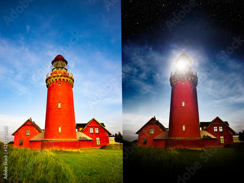 Bovbjerg Fyr Leuchtturm in Dänemark