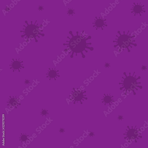 Virus. Abstract vector microbe. Computer virus, allergy bacteria, medical healthcare, microbiology concept. Disease germ, pathogen organism, infectious micro virology