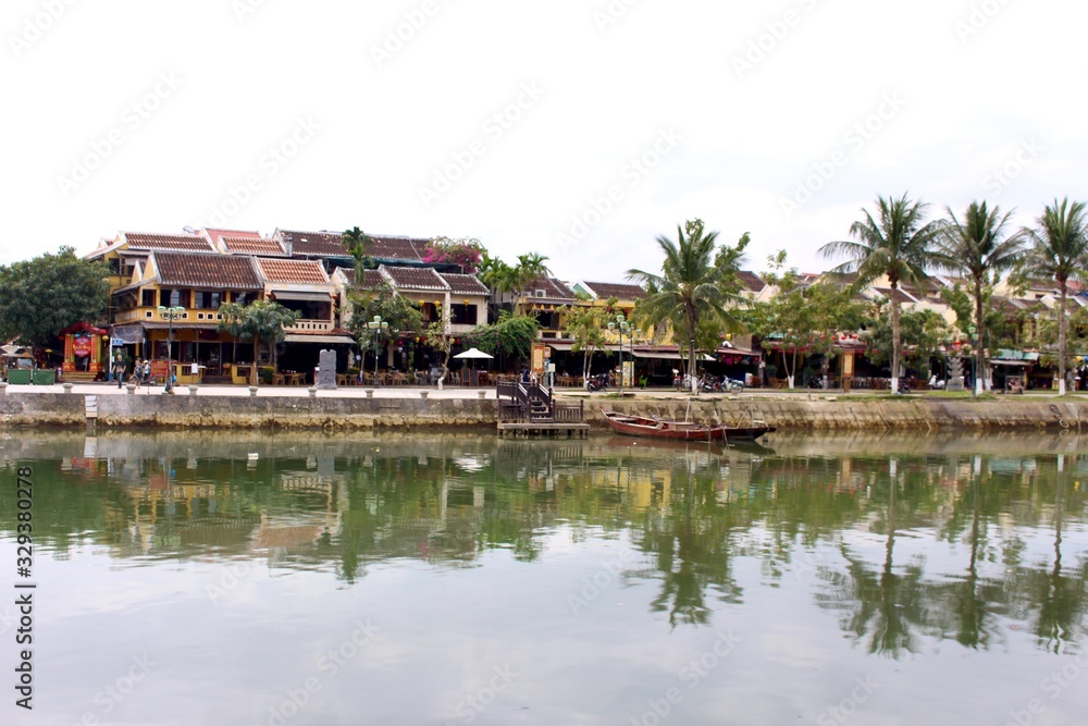 Different view of the historical center of Hoi An, Vietnam