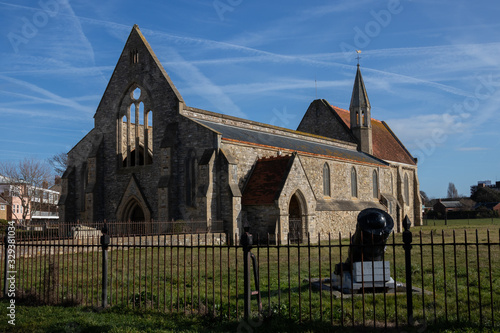 the royal garrison church in old portsmouth, hampshire photo