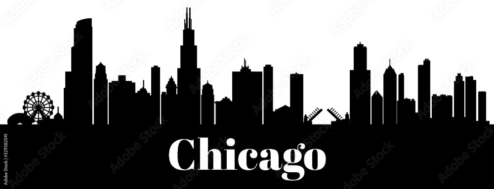 Chicago Skyline Vector