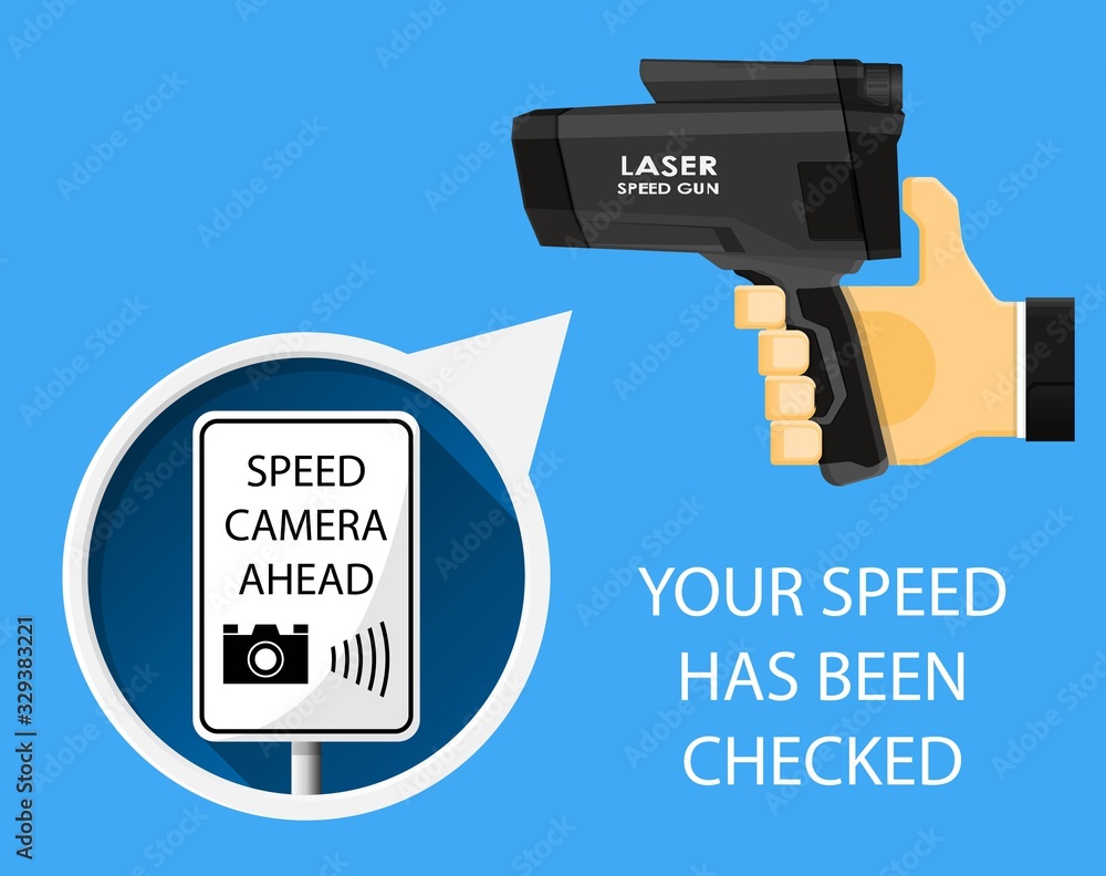Handheld Speed Radar Lidar Laser Camera Gun Police Officer Operator