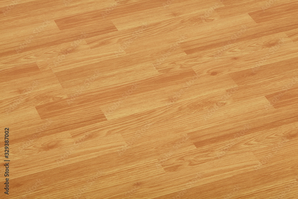 Naklejka premium Wooden natural texture. New parquet blank. Wooden laminate floor boards background image. Home decor.