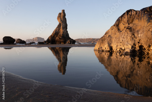 rock in the water