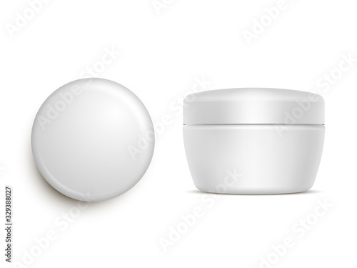Blank jar for moisturizing cream or gel