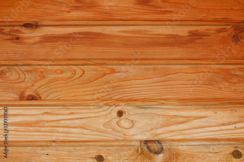 Wooden painted siding. Glued clapboard. Close-up. Horizontal view. Background. Texture.