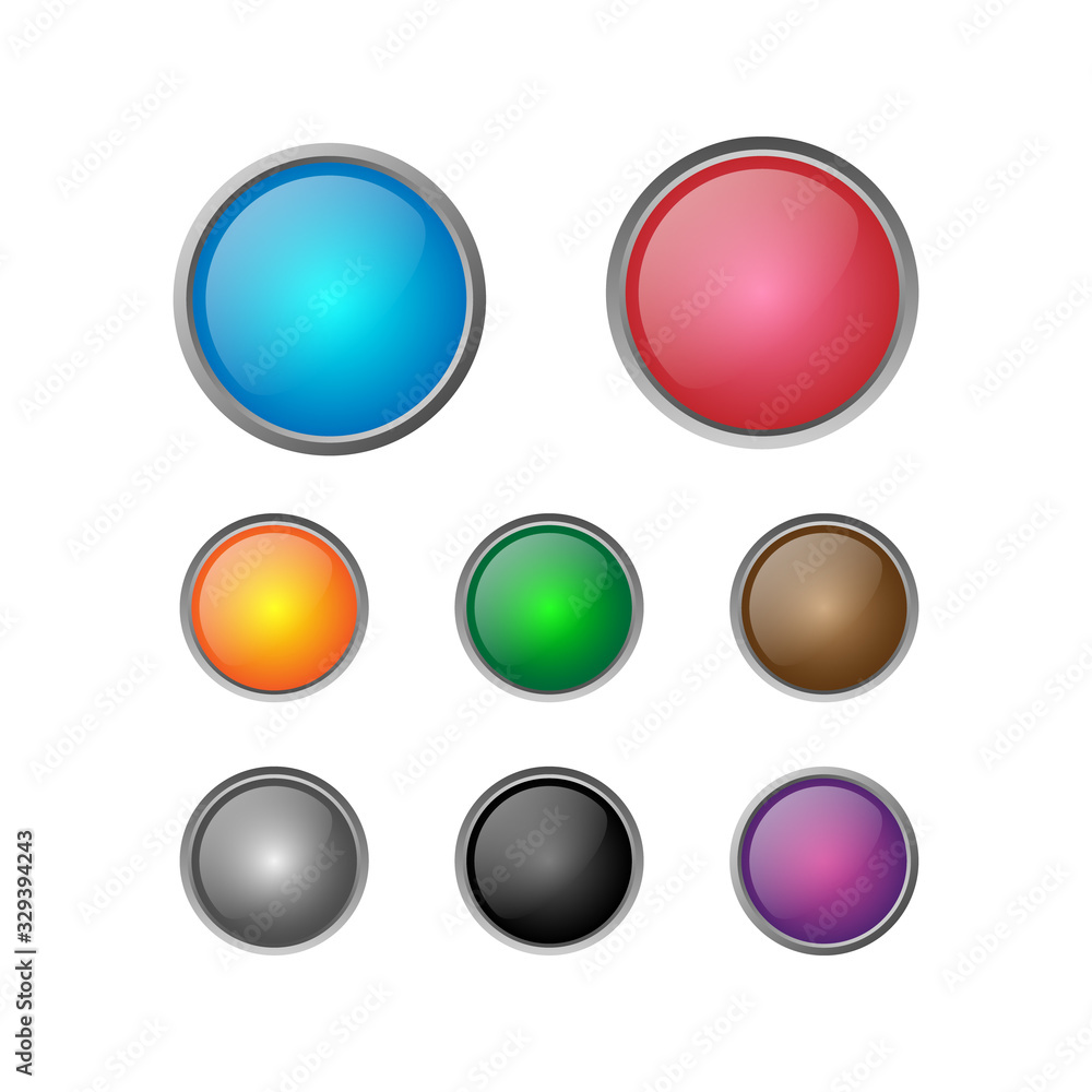 3D Glossy vector button isolated. perfect for any purposes 3D Glossy vector button isolated. perfect for any purposes