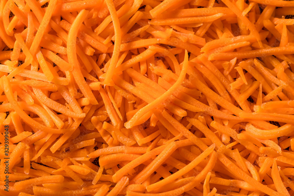 Raw Organic Orange Carrot Shreds Raw Organic Orange Carrot Shreds