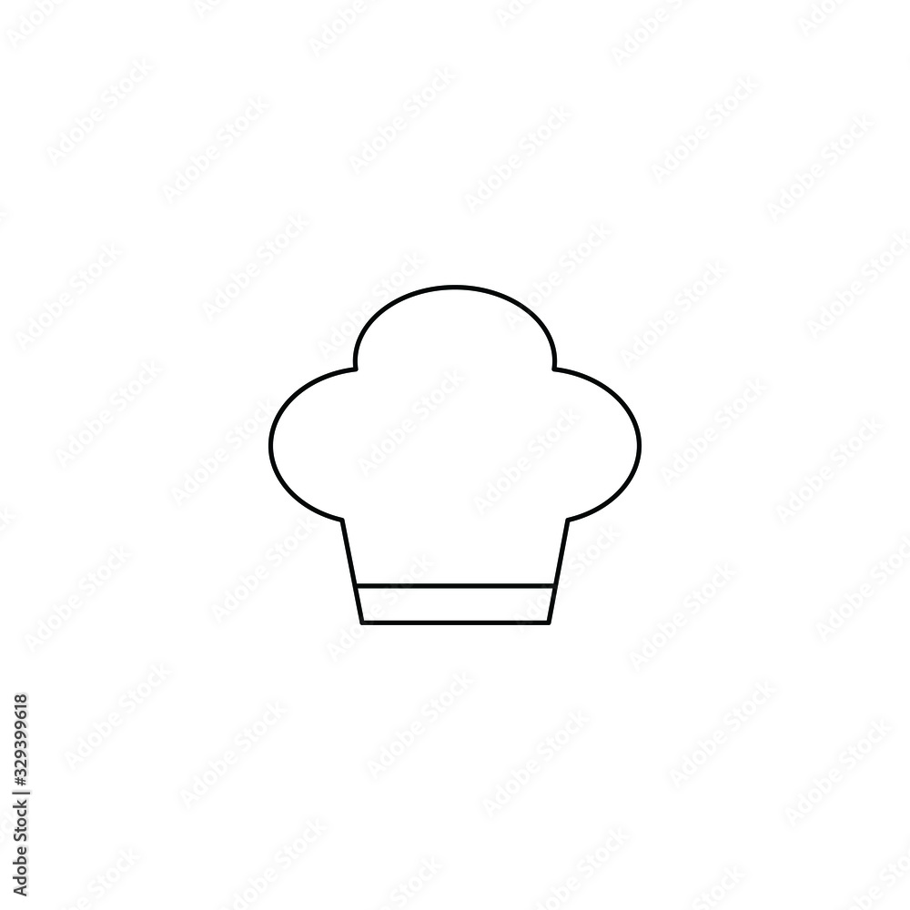 cook hat icon. food sign restaurant icon vector cook hat icon. food sign restaurant icon vector