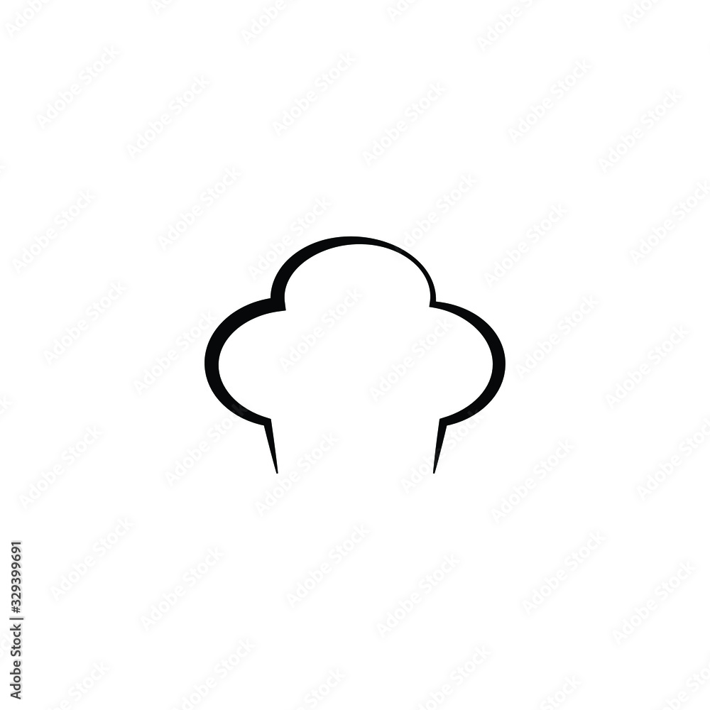 cook hat icon. food sign restaurant icon vector cook hat icon. food sign restaurant icon vector