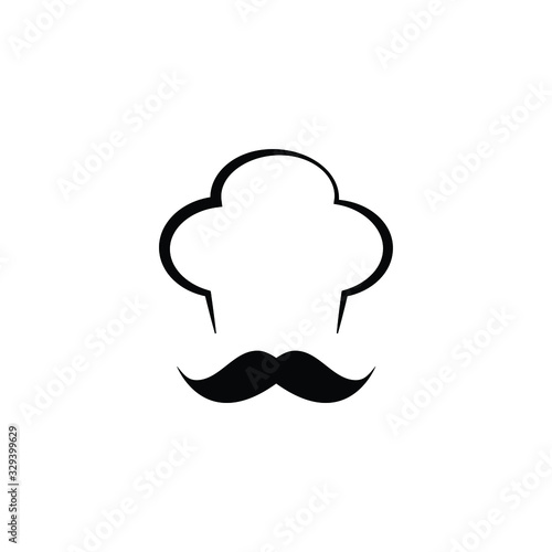 cook hat icon. food sign restaurant icon vector