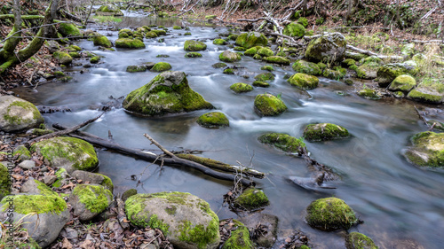The river stagnates in time