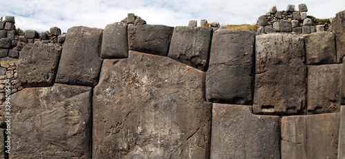 Cyclopean walls, Sacsayhuaman, Peru photo