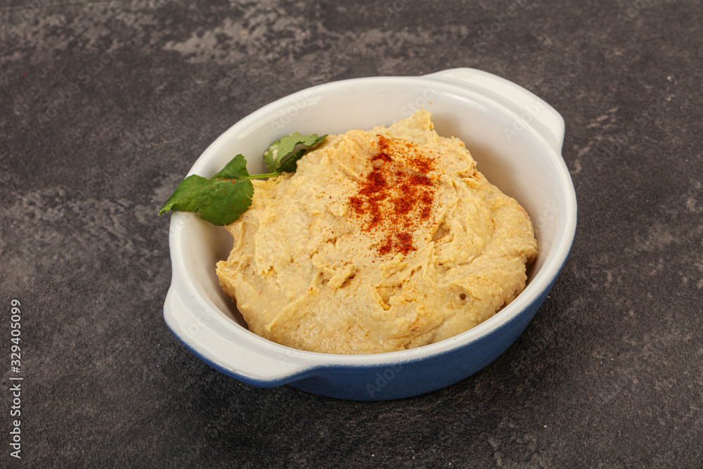 Vegan dietary cusine - humus snack Vegan dietary cusine - humus snack