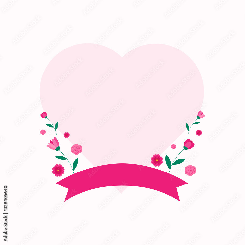 Background with flowers, leaf. Cute card. Could be used for flyers, banners, postcards, holidays decorations, spring holidays, Women’s Day, Mother’s Day.