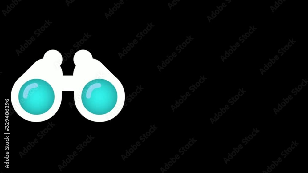 binoculars with movement advertising animation ready to be used in your professional projects binoculars with movement advertising animation ready to be used in your professional projects