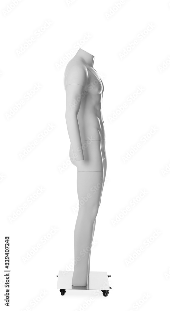 Male ghost headless mannequin with removable pieces isolated on white Male ghost headless mannequin with removable pieces isolated on white