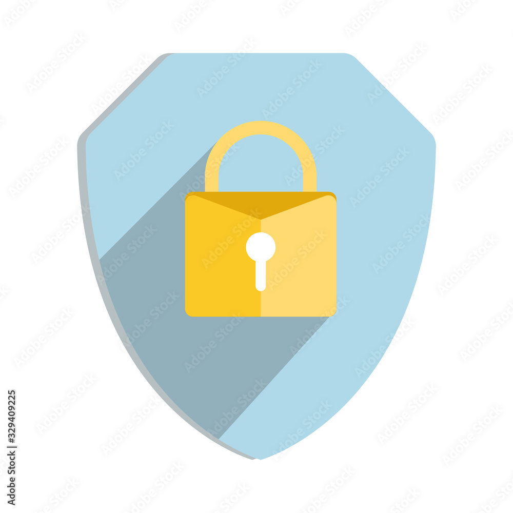 Security shield or virus shield lock icon for apps and websites Security shield or virus shield lock icon for apps and websites