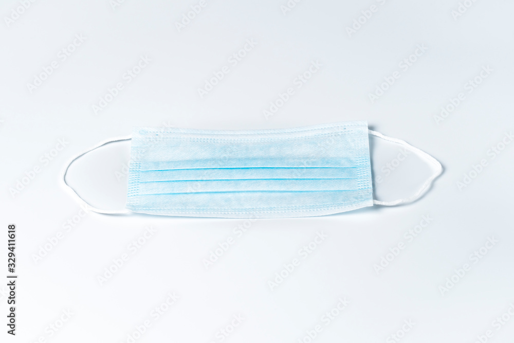 Surgical mask to prevent the spread of coronavirus and covid-19 and to be isolated or in quarantine Surgical mask to prevent the spread of coronavirus and covid-19 and to be isolated or in quarantine