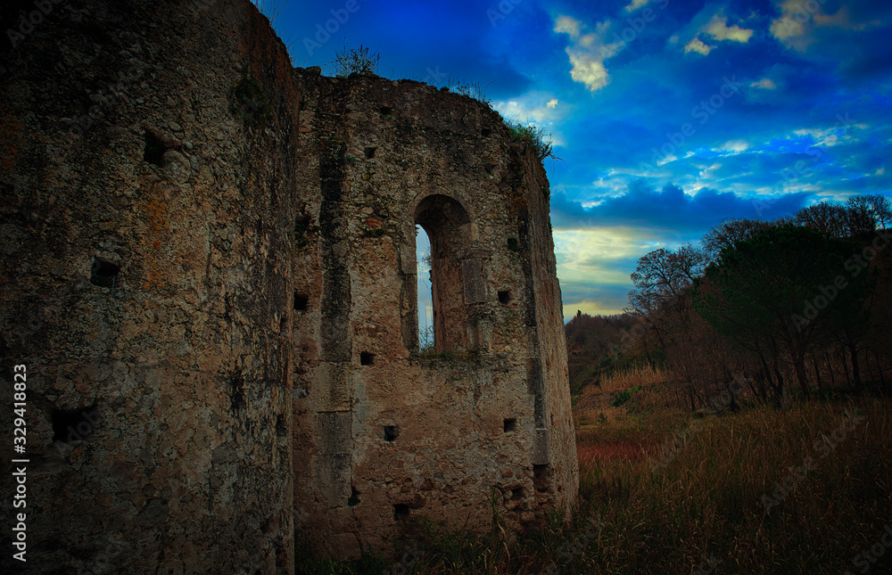 The ruins of the ancient monastery of Soreto, in the territory of Dinami. The ruins of the ancient monastery of Soreto, in the territory of Dinami.