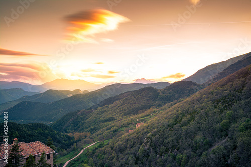 Castellar de N'Hug in Catalonia, Spain. photo