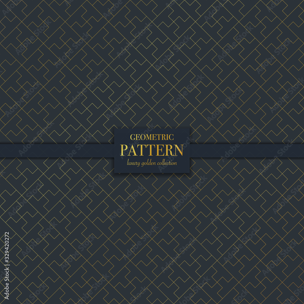 Luxury golden geometric pattern. Abstract line background, fashion style vector illustration for wallpaper, flyer, cover, design template. Realistic premium minimalistic ornament, backdrop. Luxury golden geometric pattern. Abstract line background, fashion style vector illustration for wallpaper, flyer, cover, design template. Realistic premium minimalistic ornament, backdrop.