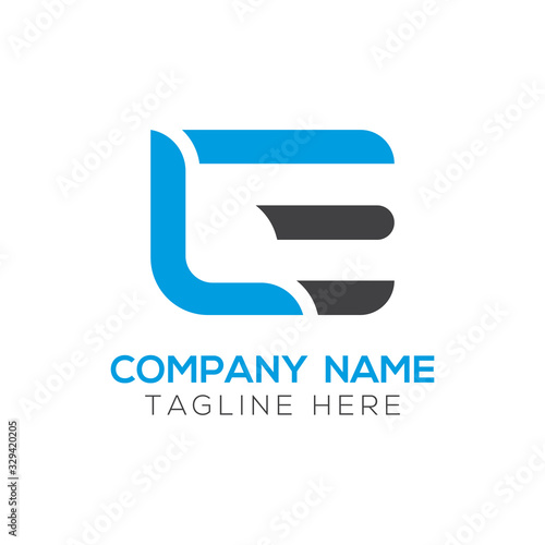 Initial LE letter Business Logo Design vector Template. Abstract Letter LE logo Design