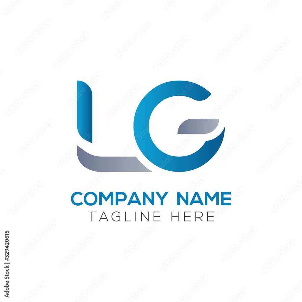 Initial LG letter Business Logo Design vector Template. Abstract Letter LG logo Design Initial LG letter Business Logo Design vector Template. Abstract Letter LG logo Design