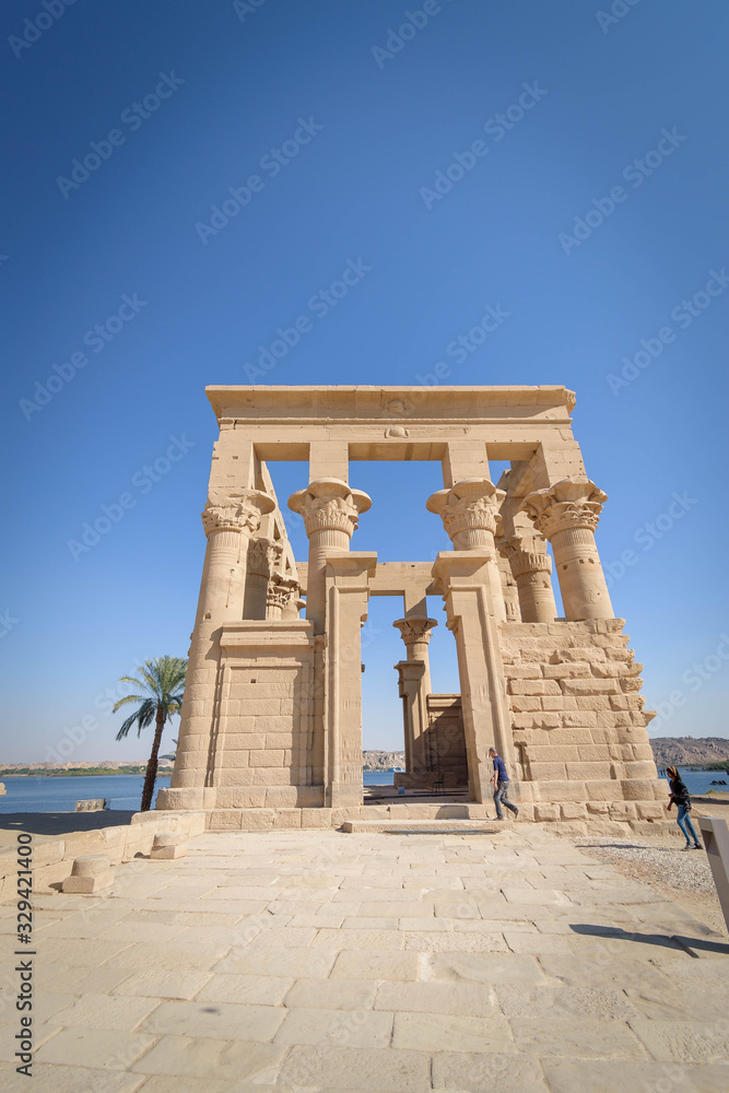 Isis Temple, Philae island, Aswan Egypt
