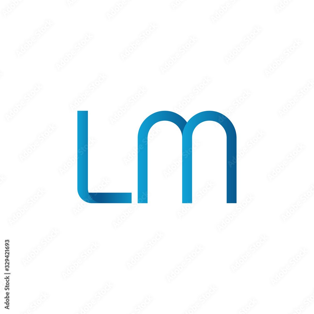 Initial LM letter Business Logo Design vector Template. Abstract Letter LM logo Design Initial LM letter Business Logo Design vector Template. Abstract Letter LM logo Design