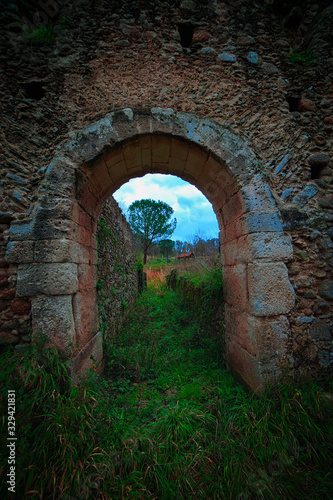 The ruins of the ancient monastery of Soreto, in the territory of Dinami.