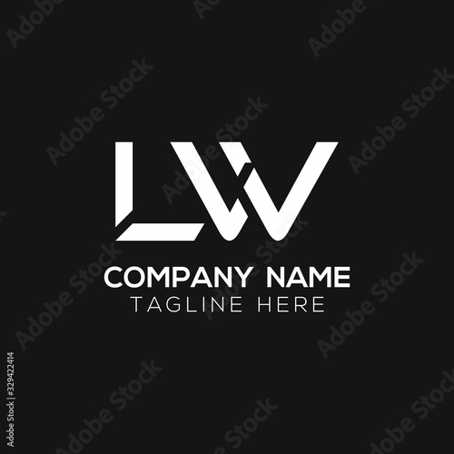 Initial LW letter Business Logo Design vector Template. Abstract Letter LW logo Design