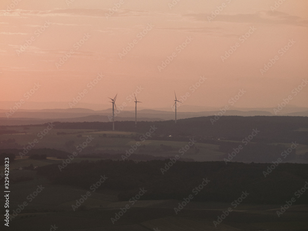 Obraz premium Windräder