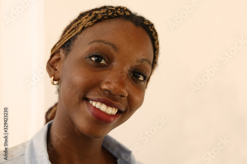 smiling museum receptionist, havana - cuba