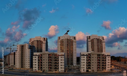 New neighborhood Neot Afek in Kiryat Bialik building site 