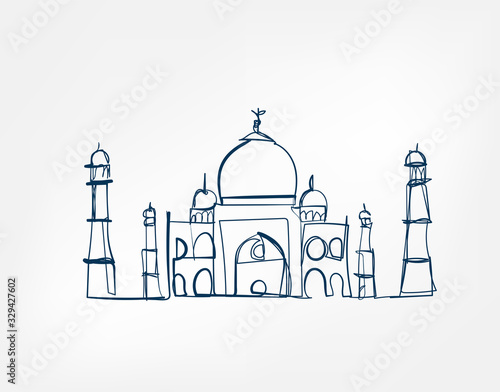 Sight vector art line isolated doodle illustration