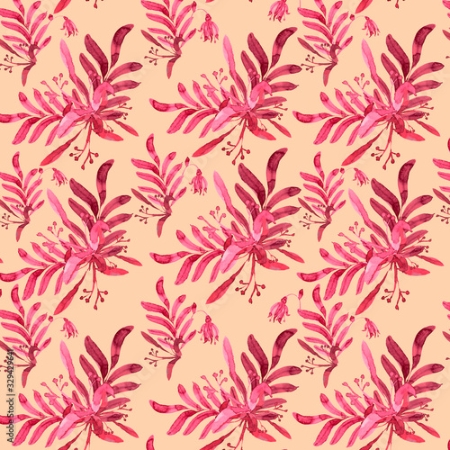 seamless floral pattern with flowers
