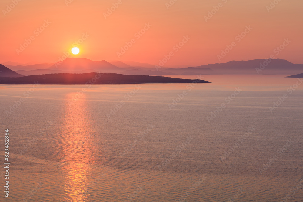 sunrise in Ionian Islands sunrise in Ionian Islands
