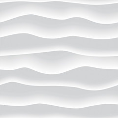 Wandcirkels Bergen patronen Papercut golven en duinen reliëf  © Iryna
