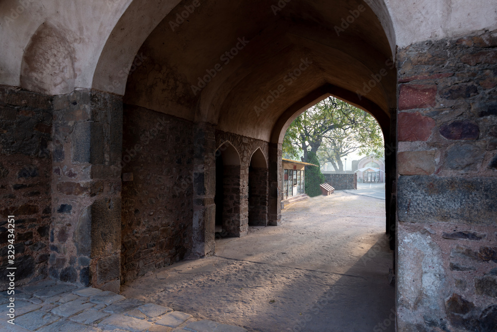 Entrance of the Qutub complex, Delhi, India